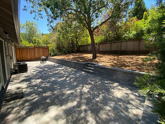 Backyard View from Main Bedroom