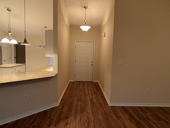 Beautifully lit foyer.