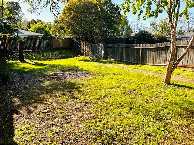 Spacious, Fully Fenced Private Backyard