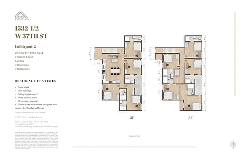 Floor plan Private room at 1532 1-2 W 37th st - 9B9B