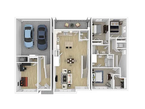 Floor plan 4X25