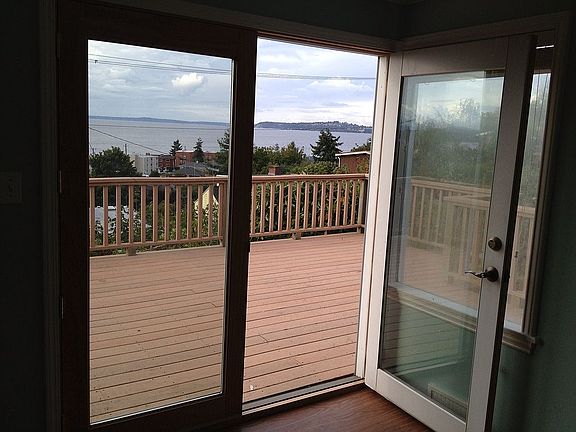 French door to deck