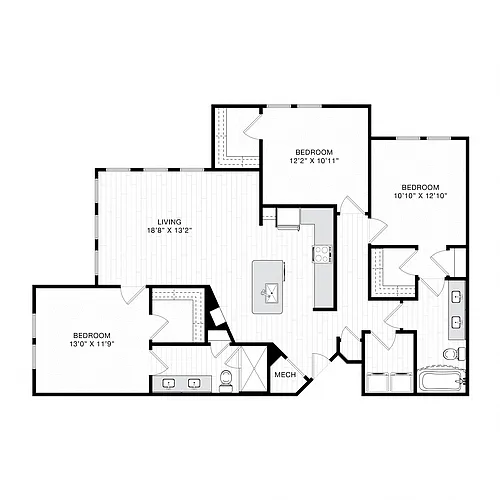 Floor plan The Bowman II
