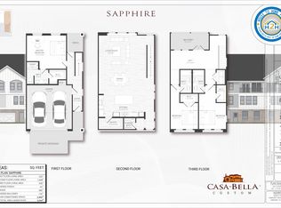 Sapphire Plan, Crescent Heights Luxury Townhomes, Garland, TX 75043