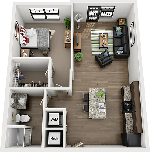Floor plan Warner