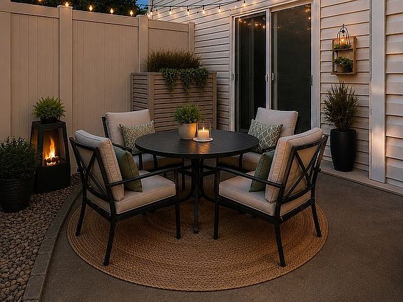 Private patio 