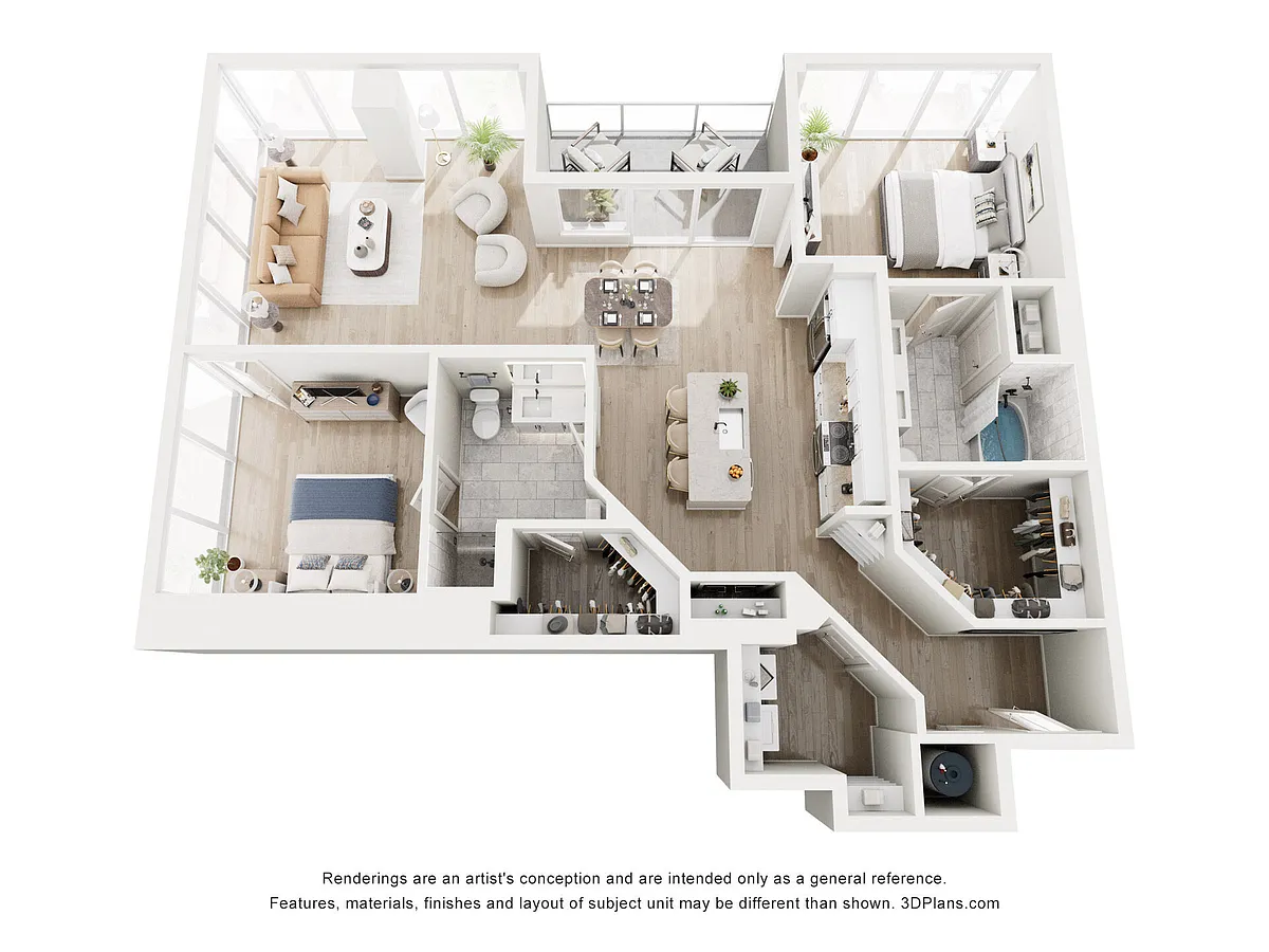 Floor plan 2A Premium Renovated