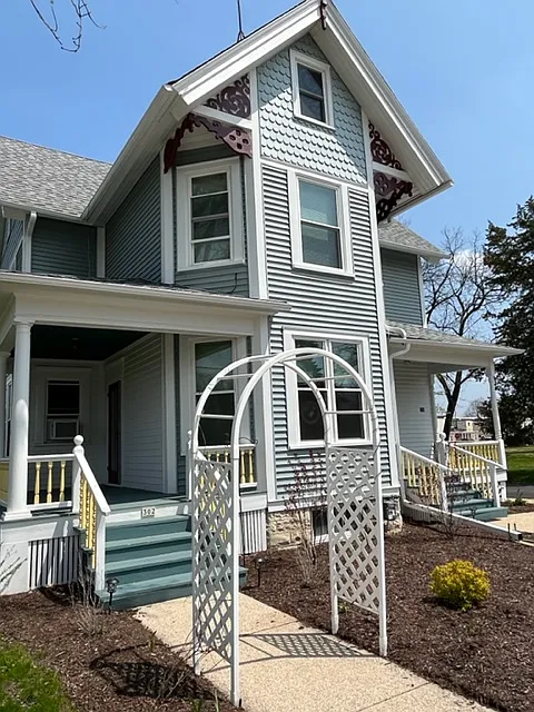 Front of home, unit in the back