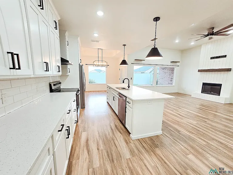 Kitchen and Living Space