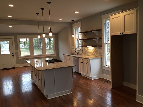 open kitchen/living area