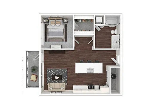 Floor plan 1X1