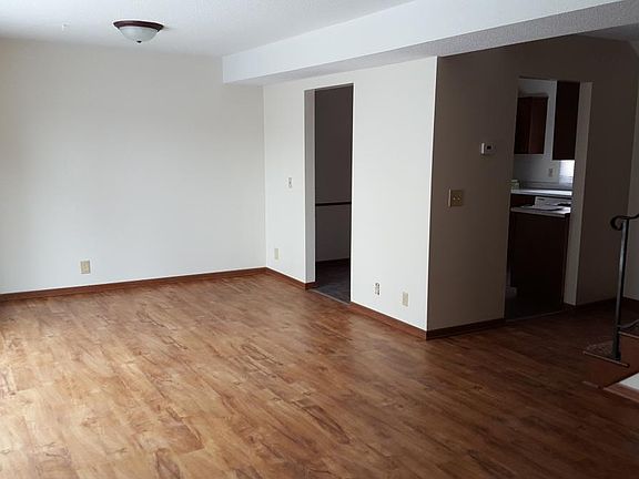Living room and dining area