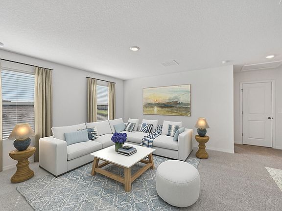 The Upstairs Loft of the Yellowstone Virtually Staged.