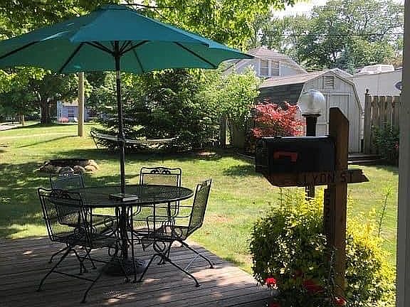 Deck area