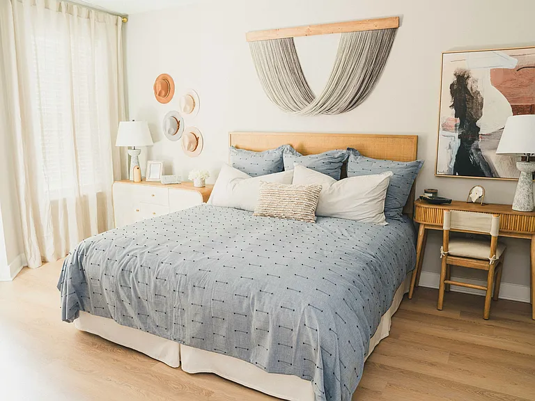 Find solace in the welcoming bedrooms of Modera Germantown, your personal sanctuary.