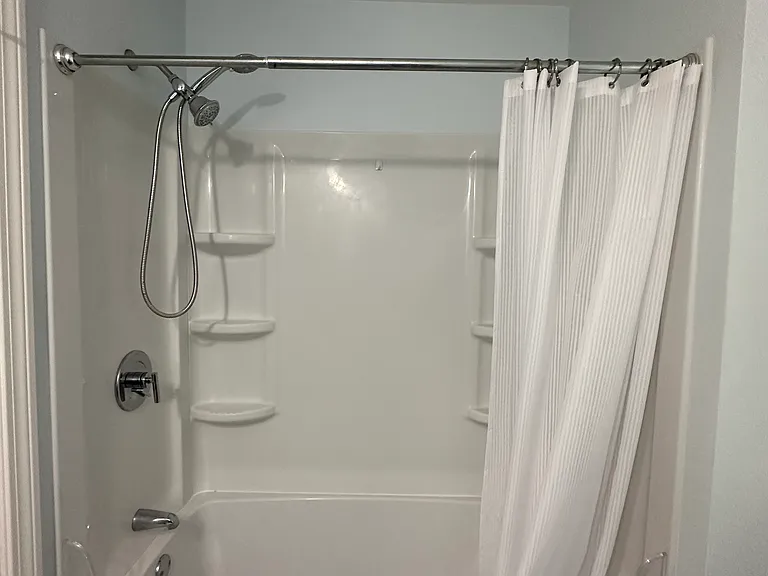 Spacious shower