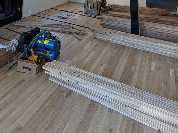 Living Room under construction