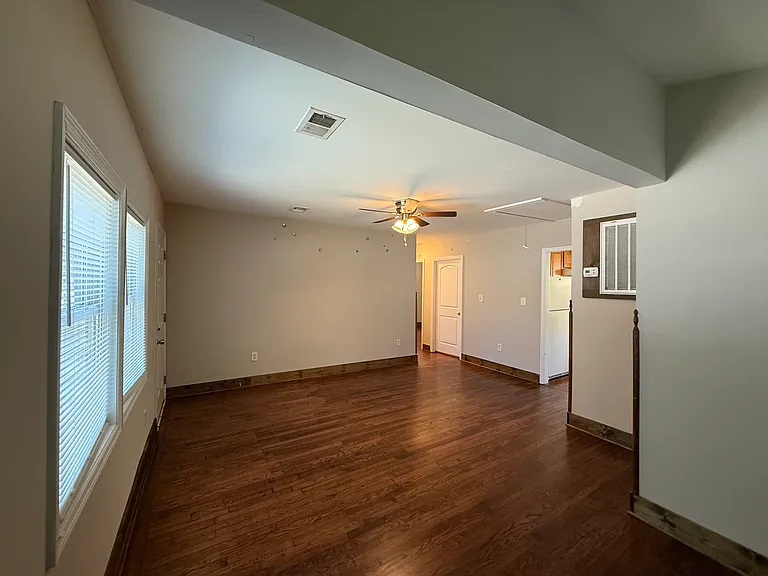 VIEW FROM DINING AREA TO HALL