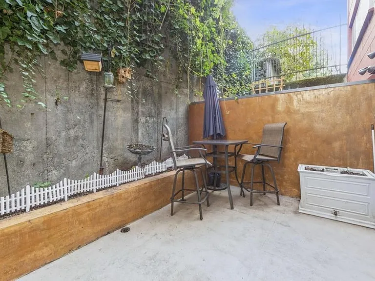 large private patio