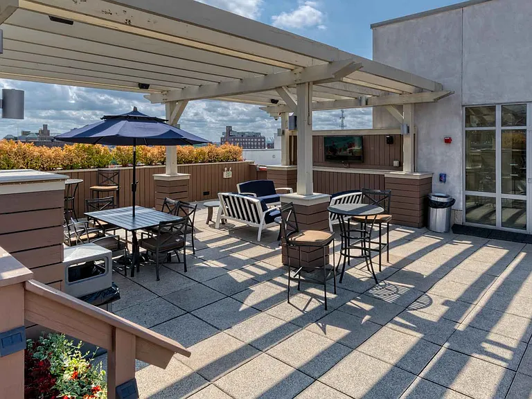 Take in the views and spend time relaxing on the rooftop