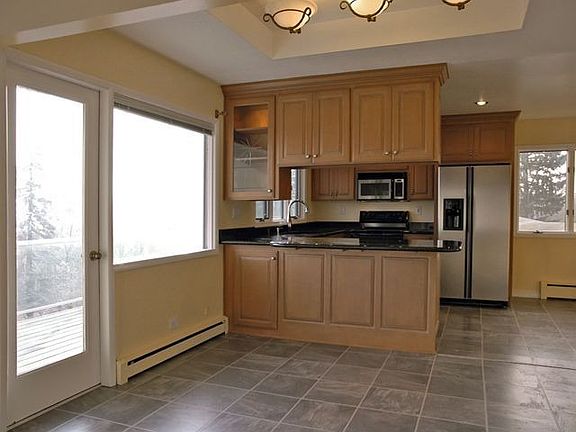 Kitchen and dining on main