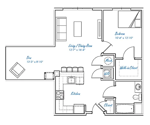 Floor plan A1G