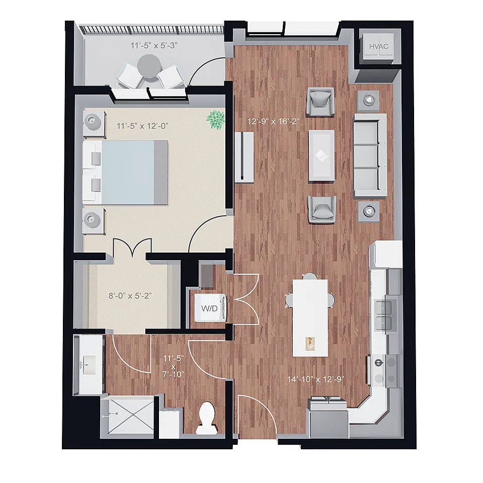 Floor plan Pepin