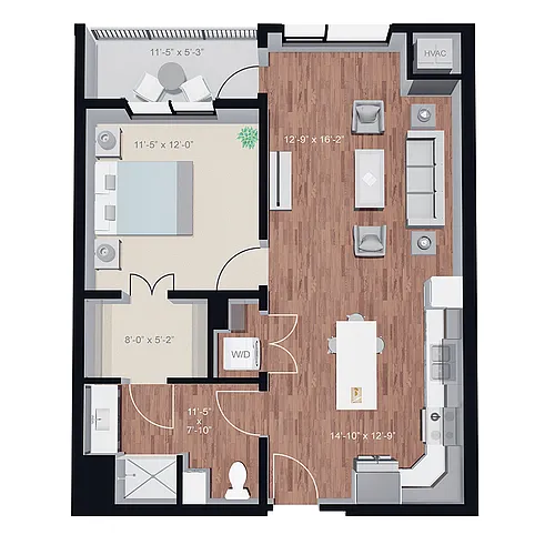 Floor plan Pepin