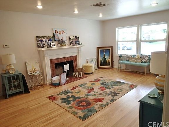 Fireplace in living room