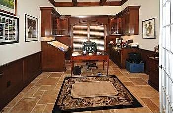 Renovated home office