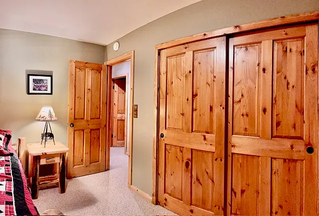 Bedroom 2 closet space.