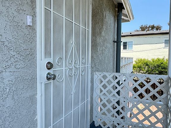 Front door leading to the unit.