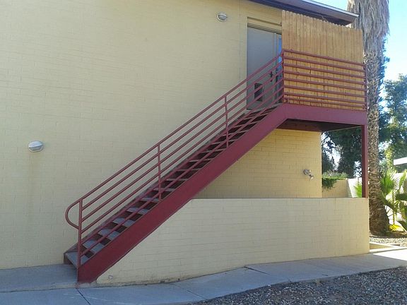 Outside entrance to suite