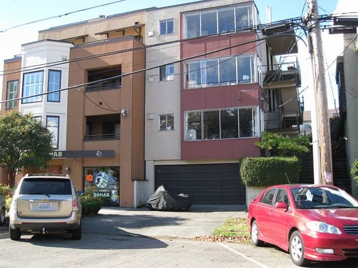 Front of building