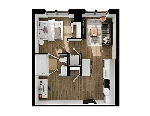 Floor plan Queen