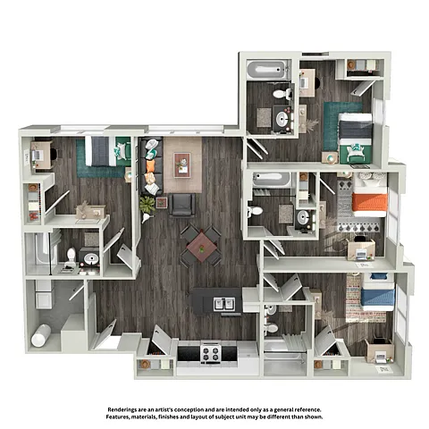 Floor plan Premium 4x4