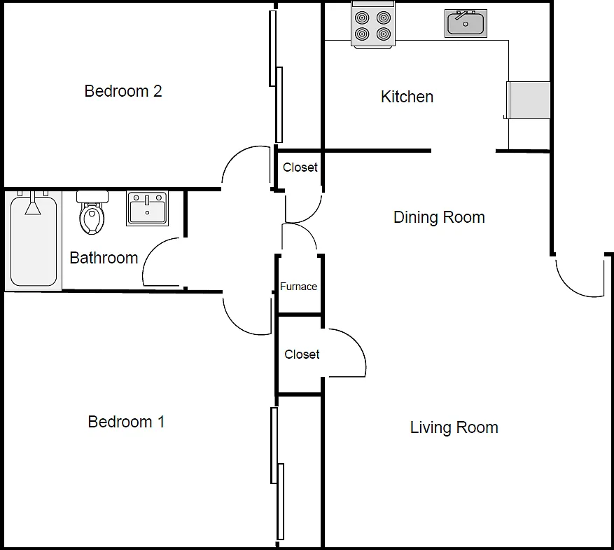 2 bed, $2,995 — Photo 1