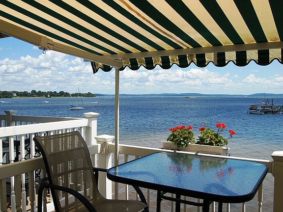 Deck looking at the water