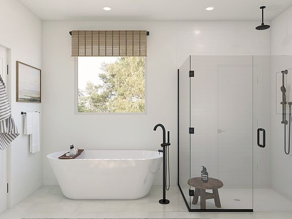 Primary bath with plus shower