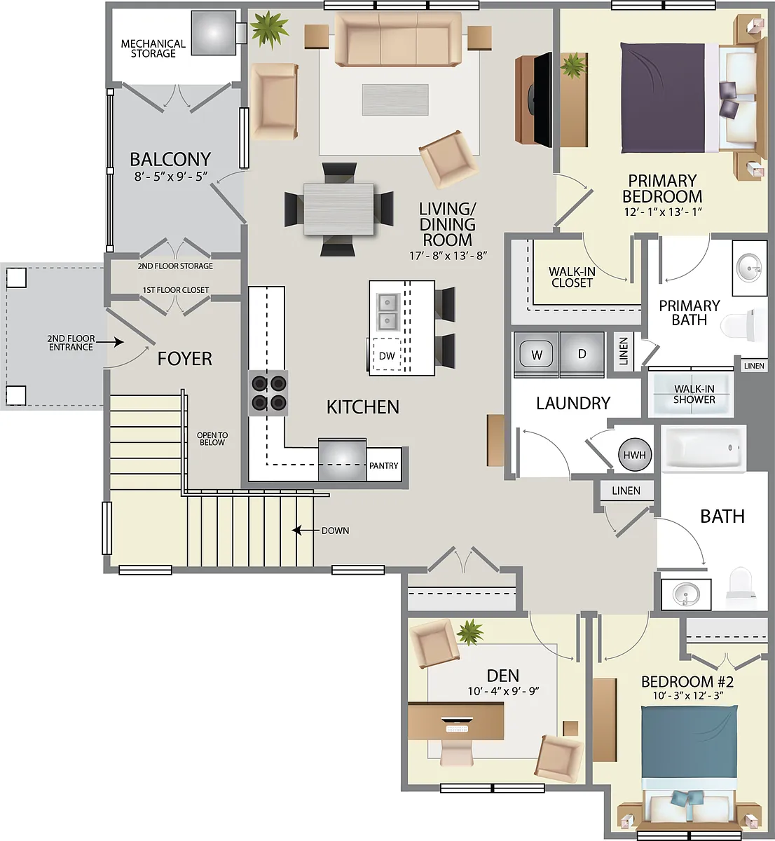 Floor plan D1M2