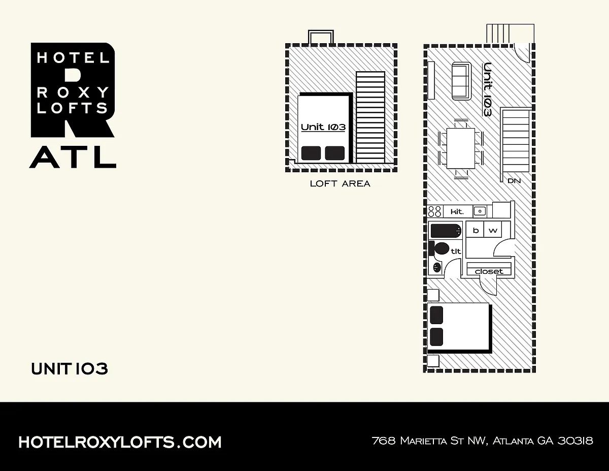 Floor plan Two Bedroom