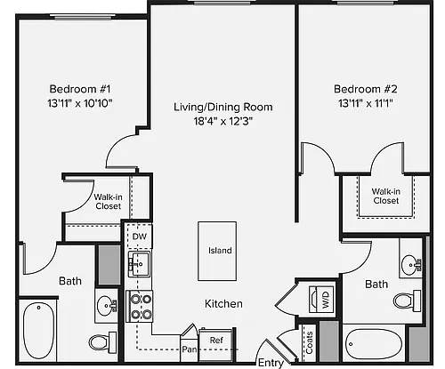 Floor plan B4-A11-210-1