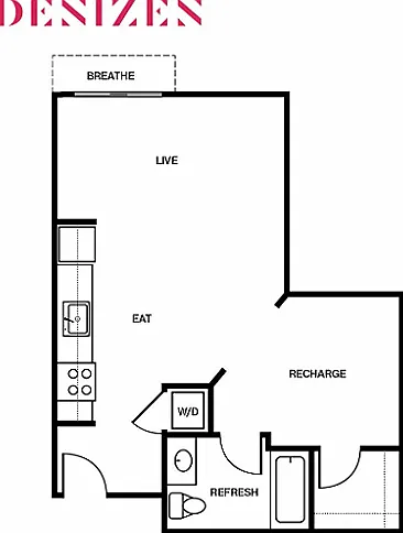 1C - 680 SQFT 1C - 680 SQFT