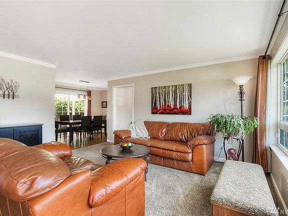 An opposite view of the living room to the dining room.  Relax!