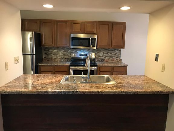 barstool counter into kitchen