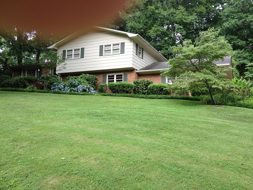 beautiful landscaped home