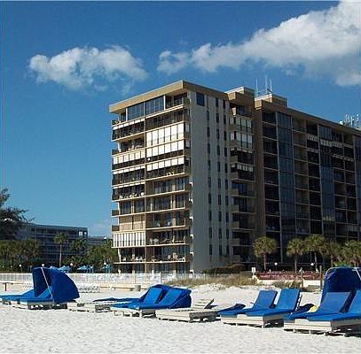 Building from beach
