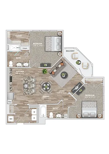 Floor plan B1