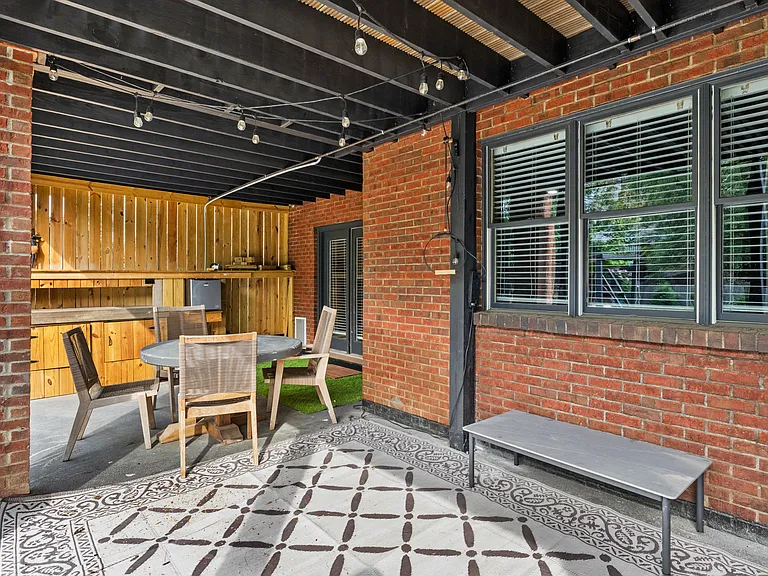 Back Porch from Walkout Basement