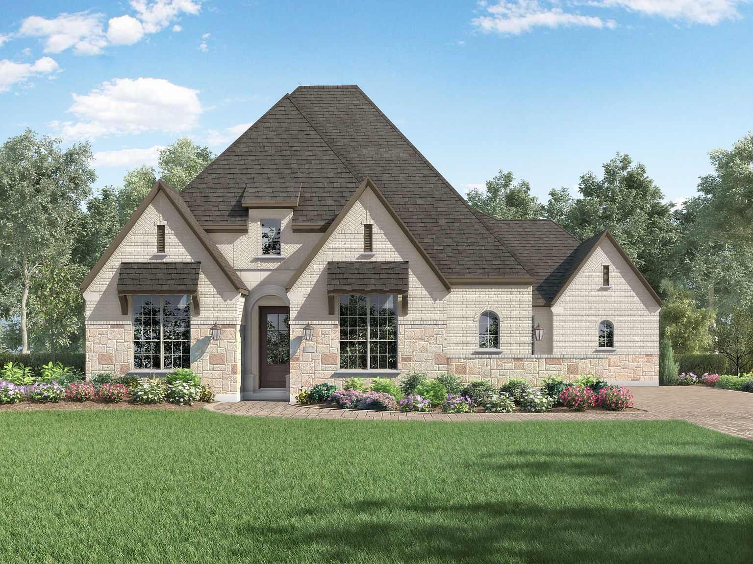 Plan 6041 Plan, Woodforest Huntington: 100ft. lots